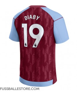 Günstige Aston Villa Moussa Diaby #19 Heimtrikot 2023-24 Kurzarm